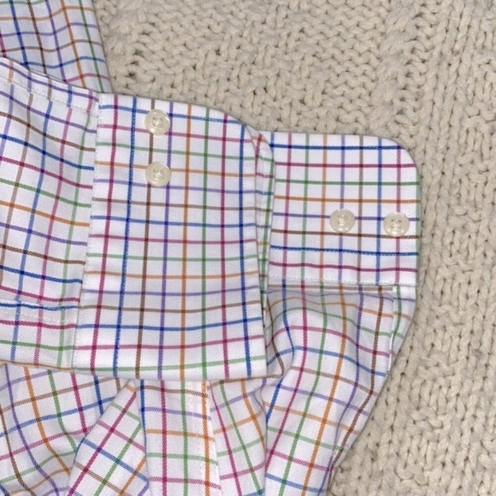 Peter Millar size large button down cotton shirt - image 6